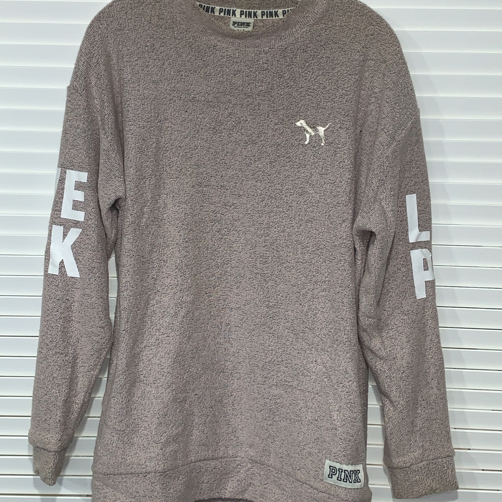 Victoria's Secret PINK Oversized Pale Pink Sweater